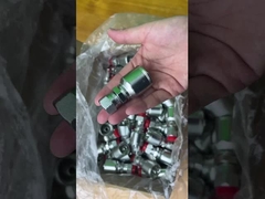 Acessórios para tubos hidráulicos de seis ângulos duplos de uma peça JIC feminina de 74 graus (26711DY)