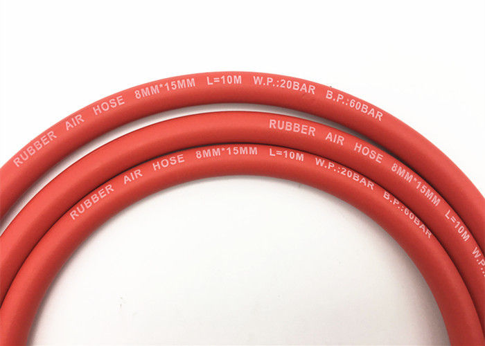 5 / 16&quot; a polegada W.P 300PSI vermelha alisam a mangueira de ar/tubulação de borracha de superfície para o gás do LPG