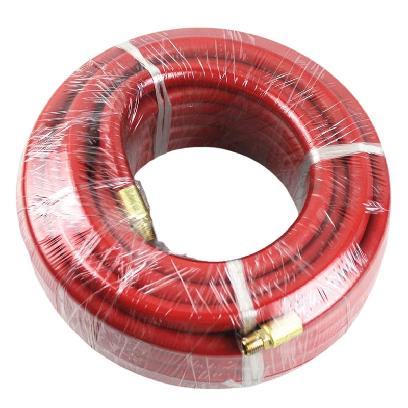 EPDM vermelho 1/2' X 50FT com NPT Homem Tubos de ar de borracha para ar comprimido