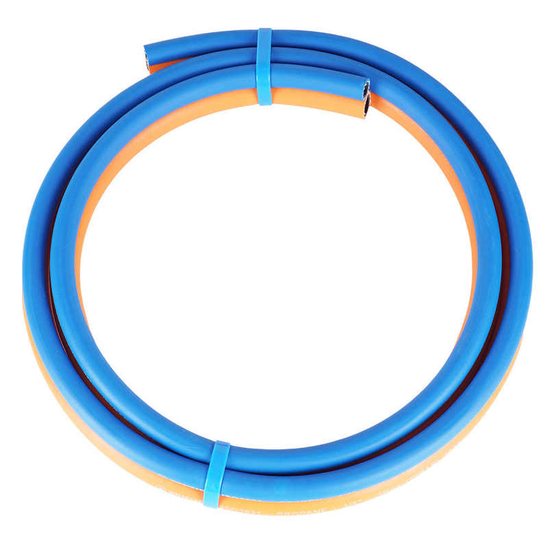 Grau T Redutor resistente ao desgaste Tubina de soldagem dupla Laranja 3/8'' Azul 1/4'