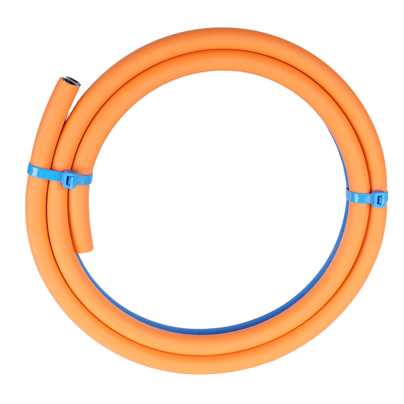 Grau T Redutor resistente ao desgaste Tubina de soldagem dupla Laranja 3/8'' Azul 1/4'