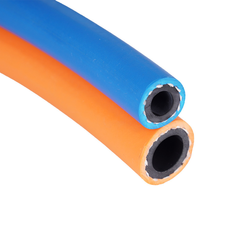 Grau T Redutor resistente ao desgaste Tubina de soldagem dupla Laranja 3/8'' Azul 1/4'