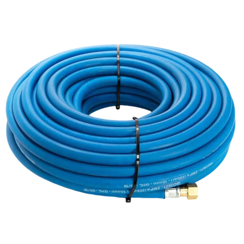 Premium Quality Blue 8mm 100ft Oxygence Single Hose para aplicações de solda e corte a gás