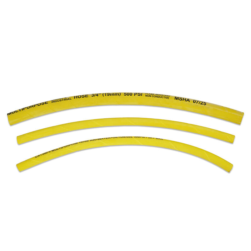 Mangueira Multiuso para Mineração Têxtil Trançada de Alta Tensão - Resistente a Óleo e Intempéries com Ampla Faixa de Temperatura para Uso Industrial