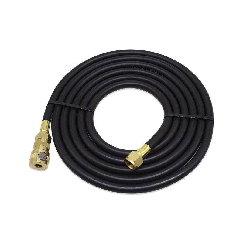 Mangueira de Solda Dupla de Comprimento Personalizado com Borracha Sintética EPDM e Pressão de Trabalho de 300 PSI para Soldagem Industrial