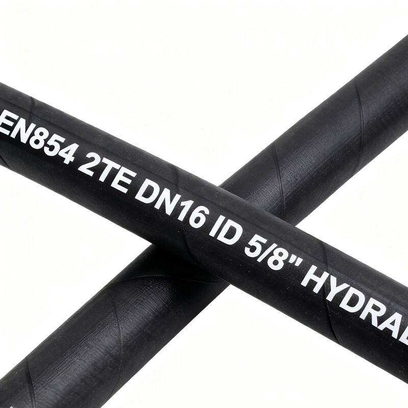 Mangueira Hidráulica EN 853 2TE de Alta Pressão com Alta Resistência à Tração, Flexibilidade e Compatibilidade com Diversos Fluidos Hidráulicos