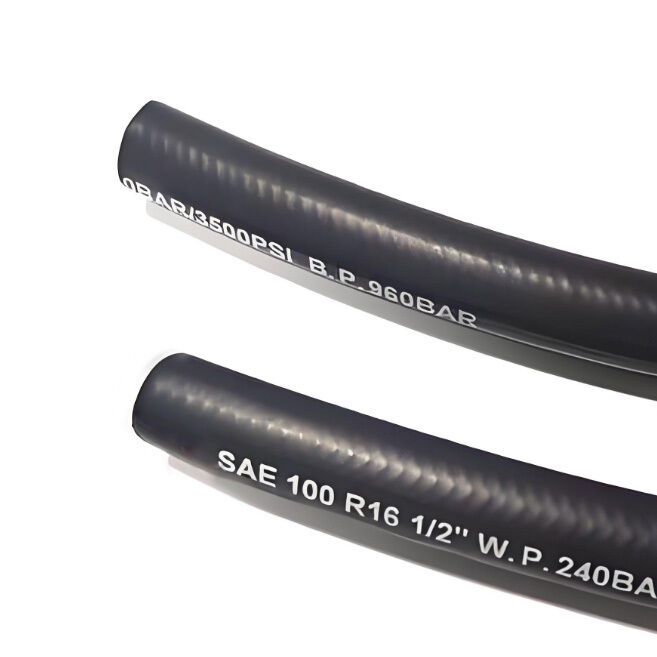 SAE 100R16 Mangueira hidráulica ultraflexível para sistemas hidráulicos de carregadores com raio de curvatura estreito