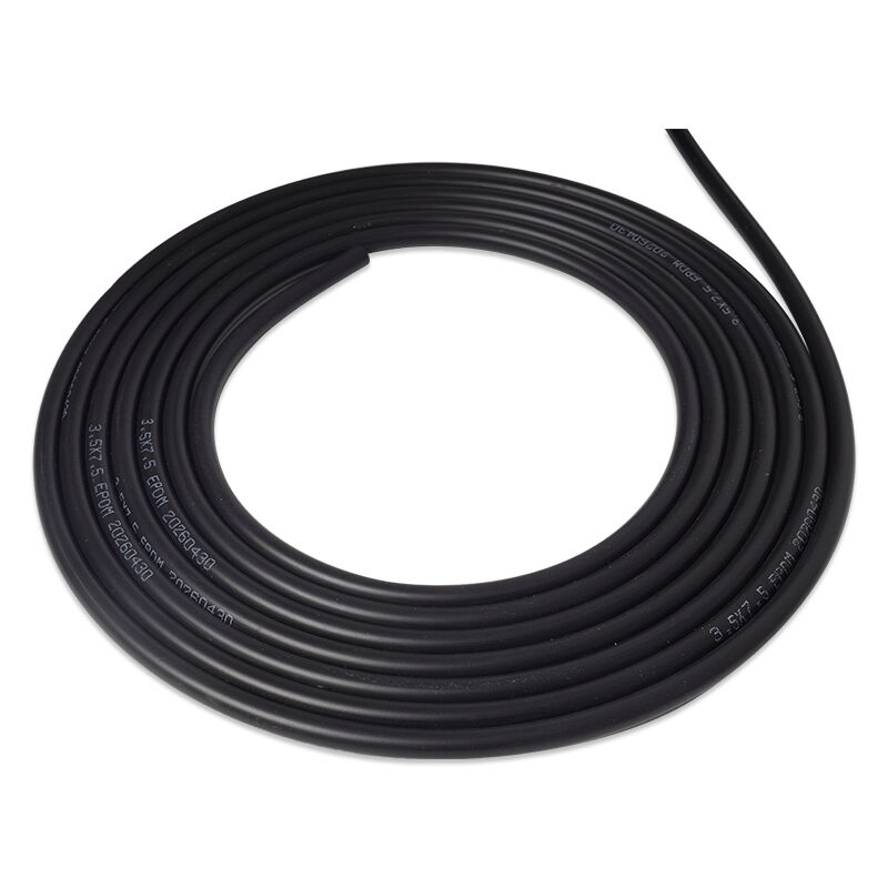 Mangueira de Borracha EPDM com DI de 3,5 mm para Sistema de Lavador de Para-brisa, Durável, Antienvelhecimento, OEM Disponível