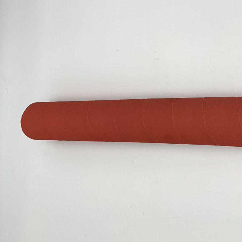 O vermelho/amarelo envolveu a mangueira de ar de borracha de superfície com 4 camadas de 300psi trançado matéria têxtil